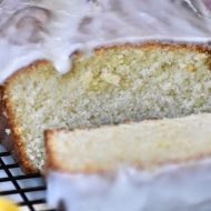 Sliced Lemon and Elderflower Loaf Cake