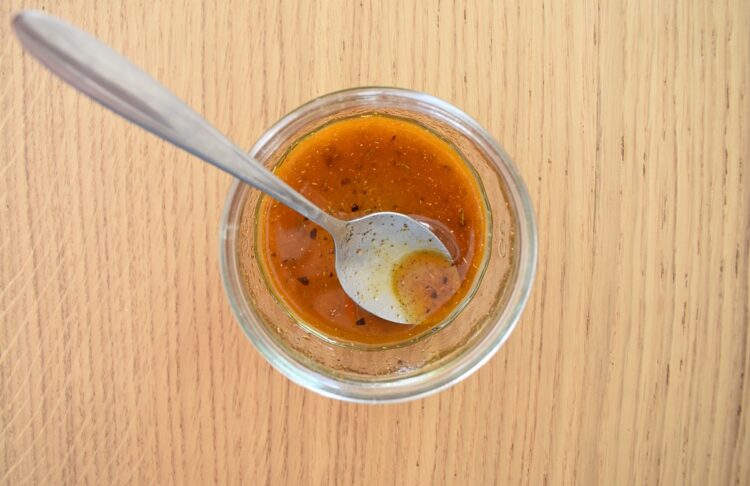 cajun oil in small bowl