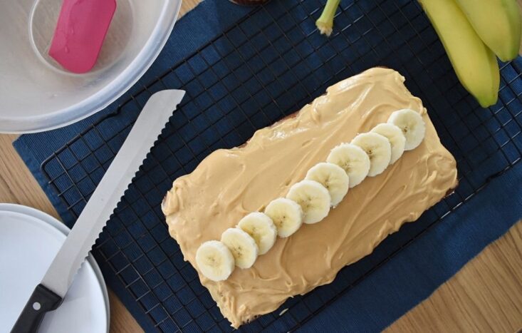 bannoffee loaf cake