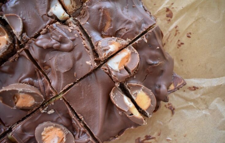 creme egg rocky road