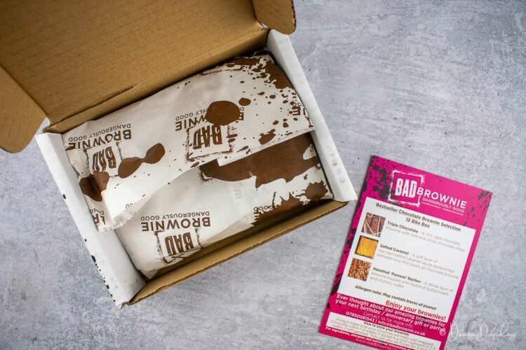 Bad Brownie packaging.