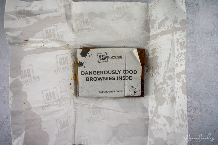 Bad Brownie packaging.