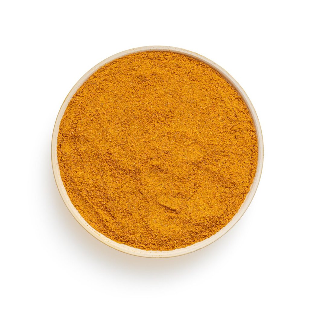 curry powder in large bowl.