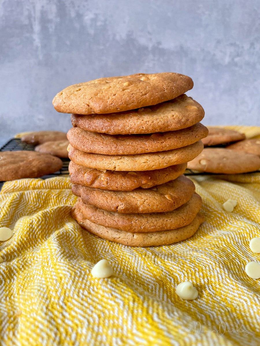 stack of cookies.
