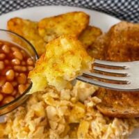 air fryer hash browns.