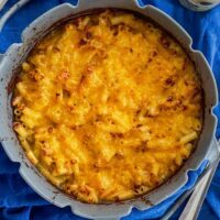 Mac and Cheese made entirely in the air fryer is super simple, exceptionally cheesy and absolutely delicious! Try this easy air fryer Mac and cheese for the ultimate comfort food!