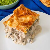 Indulge in a classic British comfort food with this air fryer chicken and mushroom pie recipe. Perfectly cooked succulent chicken and earthy mushrooms encased in a golden pastry. Easy, convenient, and utterly delicious!